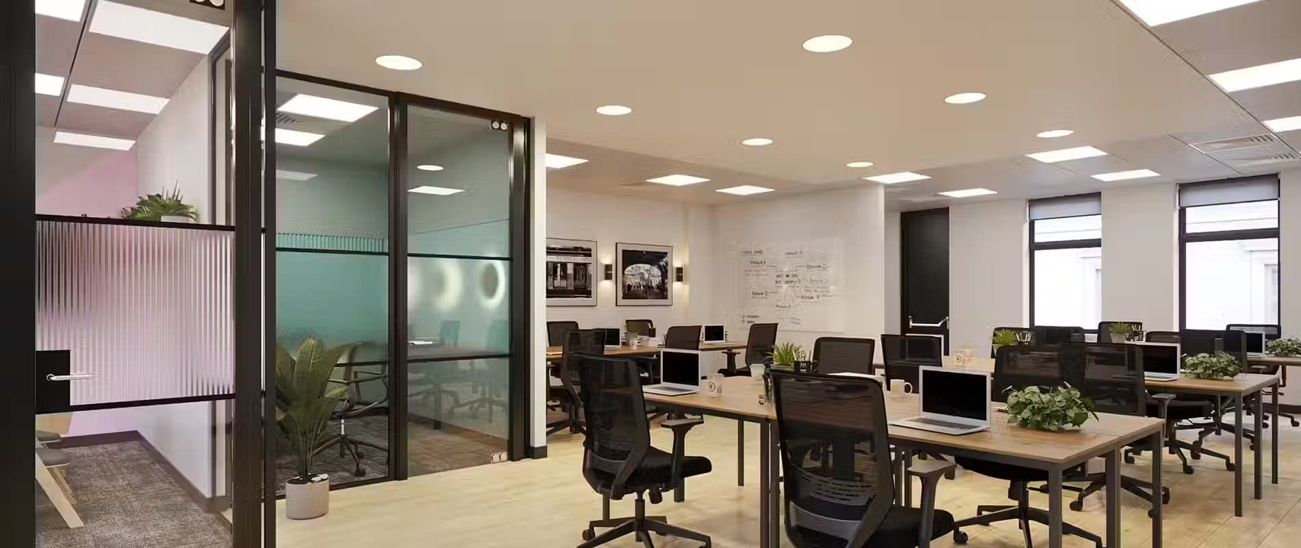 Serviced office space at Crown Place, London, EC2