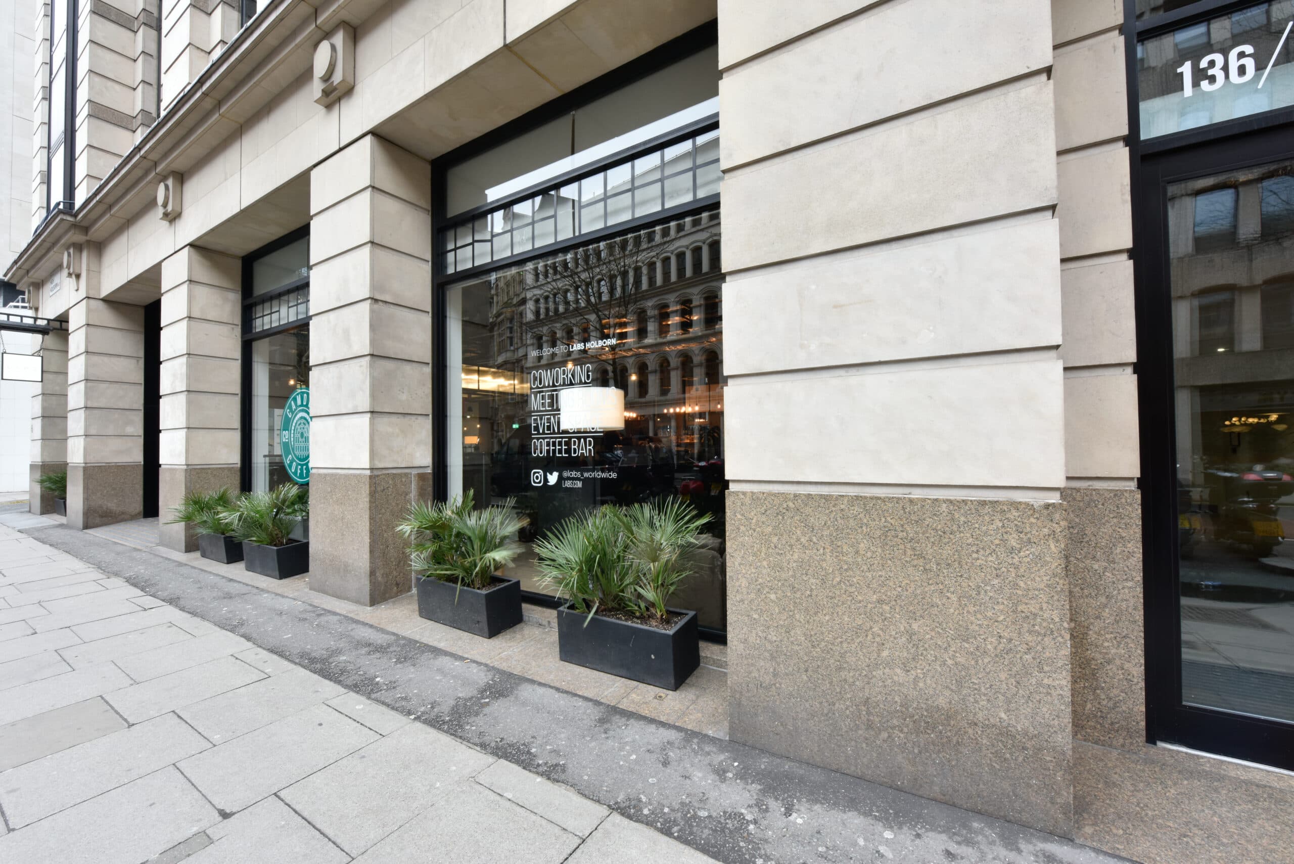 Serviced office space at 136 High Holborn, London, WC1