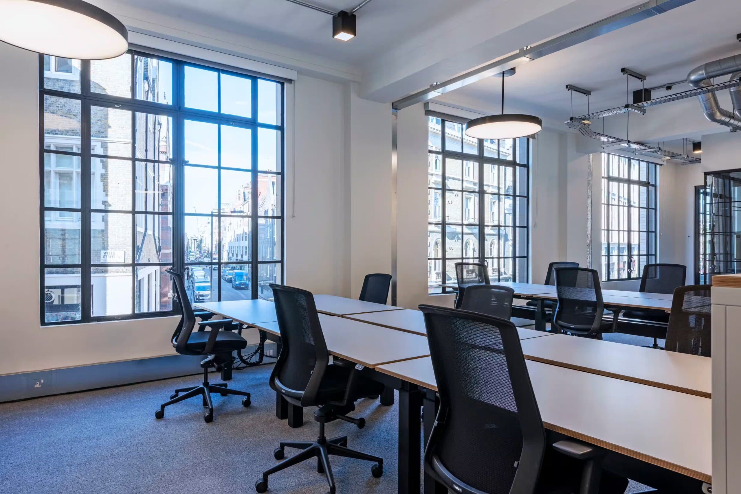 Managed office space at Wells Street, London, W1